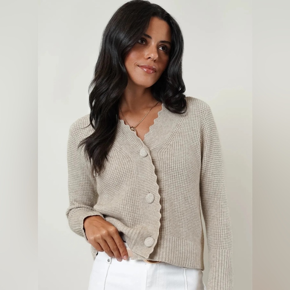 Cyrus Women's Beige Cardigan
